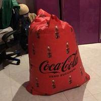 Pouff gigante coca cola poltrona sacco bar birra