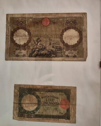Carta moneta antica 