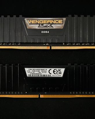 Corsair Vengeance 2x8 gb RAM DDR4