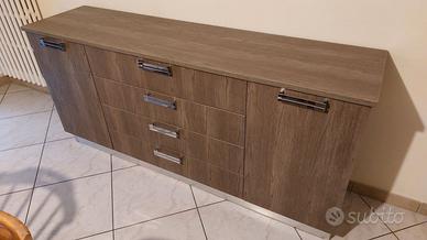 Due credenze/cassettiere venature Wengé x Cucina