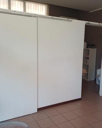 porte scorrevoli massello complete di binario