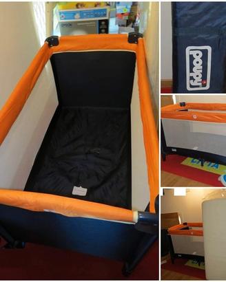 Lettino viaggio con materasso sfoderabile