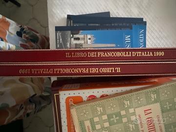 Due libri dei  francobolli del 1990 completi