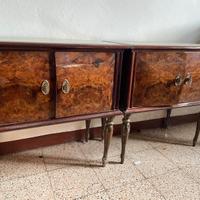 Coppia comodine vintage