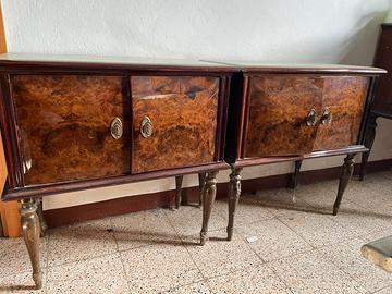 Coppia comodine vintage