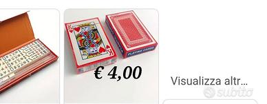 carte da gioco varie