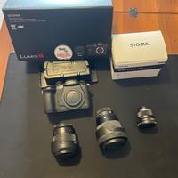 Panasonic lumix Gh5 mark I batterie e V-log