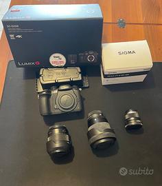 Panasonic lumix Gh5 mark I batterie e V-log