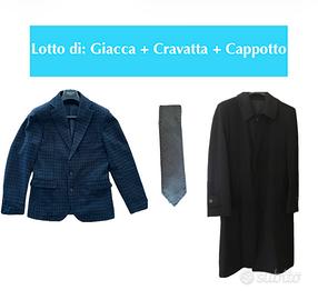 Lotto di: Giacca + Cravatta + Cappotto
