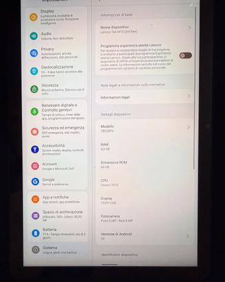 Lenovo Tab M10 (3rd Gen) - 64GB / 4GB RAM