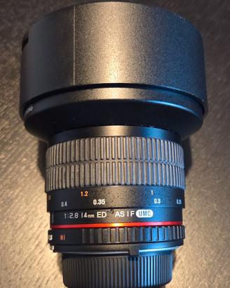 Obiettivo per Nikon Samyang 14 F2.8 IF ED UMC