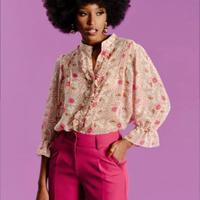 camicia fantasia donna Molly Bracken taglia L 