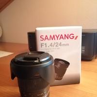 Samyang 24mm f1.4 canon
