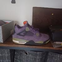 nike air jordan 4 retro viola numero 43