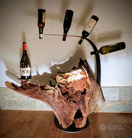 Espositore portabottiglie vino