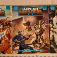 lotto 3 fumetti Nathan Never Deep space,rari!