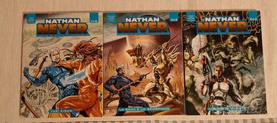 lotto 3 fumetti Nathan Never Deep space,rari!