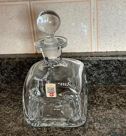 Bottiglia vetro porta liquori  anni 60 svedese