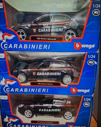 3 modelli alfa romeo carabinieri
