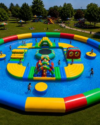 Gioco Gonfiabile Acquatico per Acquapark, Spiagge
