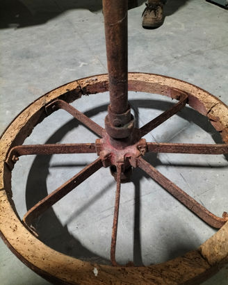 Ruota carro antico