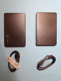 LOTTO DI 2 HD HITACHI ESTERNO USB 3.0 USATO DA 500