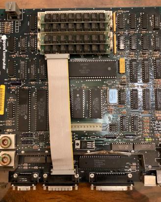 Apple macintosh plus scheda madre mainboard 4mb