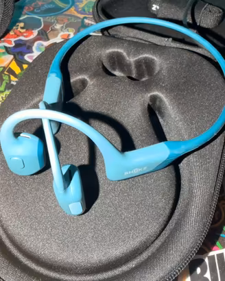 SHOKZ Cuffie Bluetooth OpenRun Pro Blu con scatola