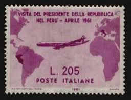 francobollo Gronchi Rosa