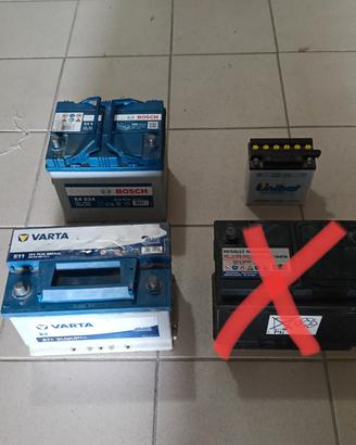 batterie usate, cariche