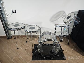 Ludwig Vistalite batteria vintage anni 70