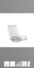 poltrona chaise long di design kartell