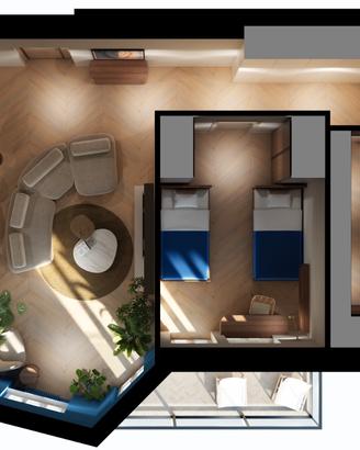 Splendido duplex ristrutturato