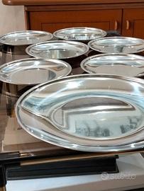 Set n.6 piatti + 1 Vassoio Inoxpran Originali - 