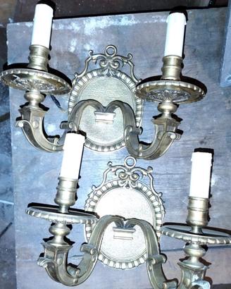 Applique antiche ottone