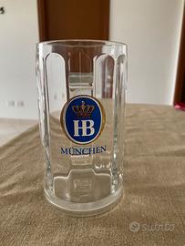 Set 2 bicchieri boccali di birra HB München