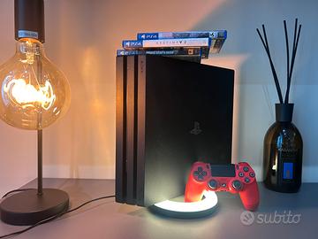 Ps4 Pro 1TB + Dualshock rosso originale + 3 giochi