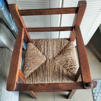 Seggiolone in legno