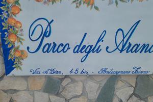 Villetta in parco vista mare