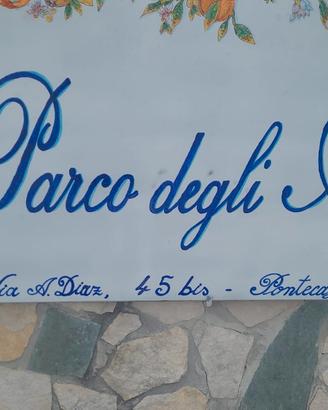 Villetta in parco vista mare