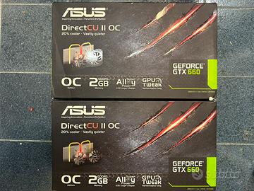 X2 Schede video ASUS Geforce GTX 660 SLI combo