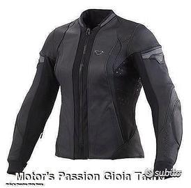MACNA Giacca Moto Pelle Cyenna Donna Nera 180