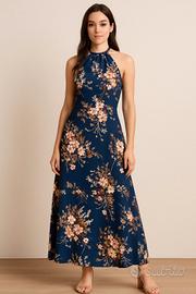 Abito elegante donna fiorato