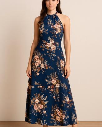 Abito elegante donna fiorato