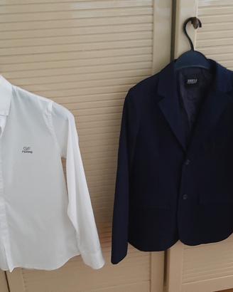 giacchina e camicia da cerimonia per bambino