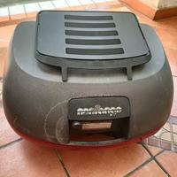 Baule moto con piastra bauletto scooter