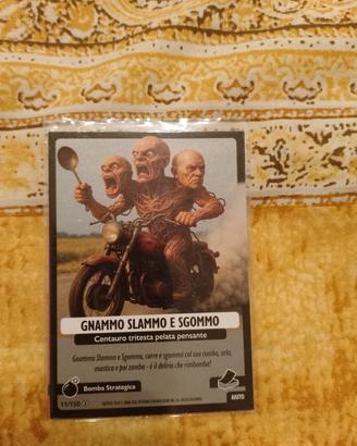carta brainrot 11 gnammo slammo e sgommo