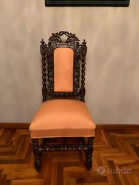 4 sedie antiche