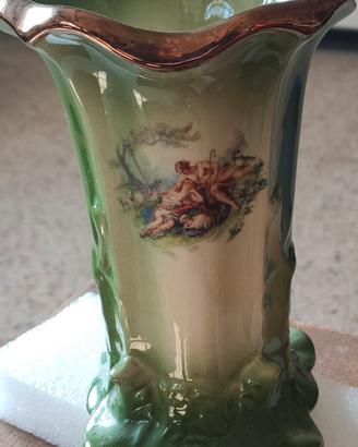 Antico vaso Inglese in porcellana 