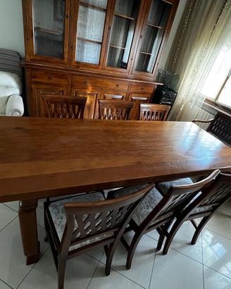 Sala da pranzo in vero legno